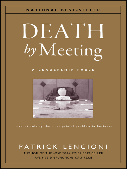 Cover image for Death by Meeting